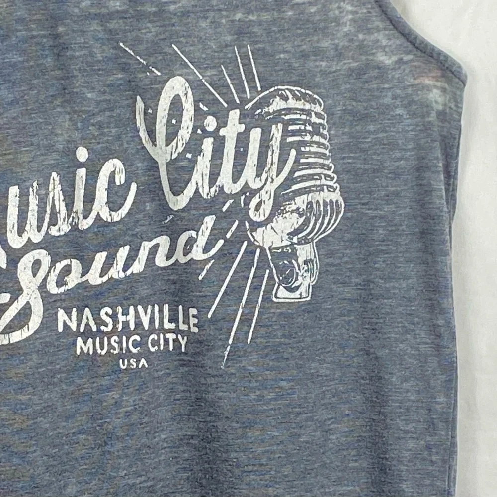 Legacy Vintage Look Graphic Nashville Music City Sound Tank Top Size Small - Picture 9 of 16